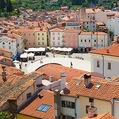 Image showing Picturesque old town Piran, Slovenia.