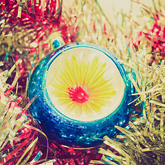 Image showing Retro look Baubles