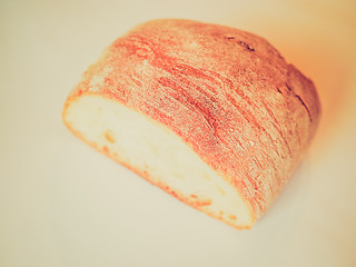 Image showing Retro look Bread sliced