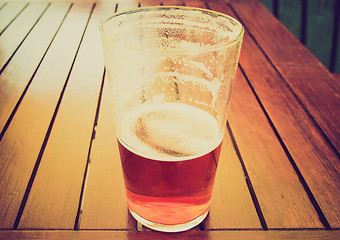 Image showing Retro look Beer drink