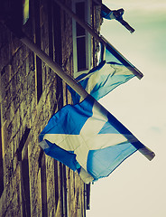 Image showing Retro look Scotland flag