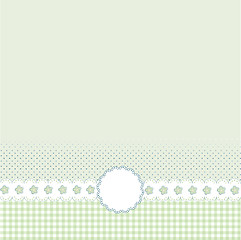 Image showing Template design for greeting card