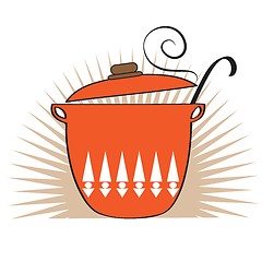 Image showing Cooking pan icon
