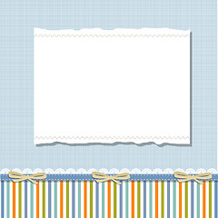 Image showing Cool template frame design for greeting card