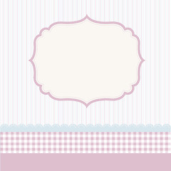 Image showing Template frame design for greeting card