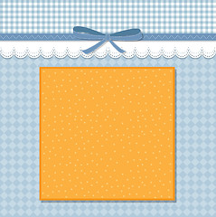 Image showing Cool template frame design for greeting card