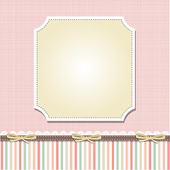 Image showing Cool template frame design for greeting card