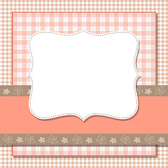 Image showing Cool template frame design for greeting card