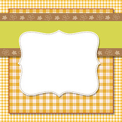 Image showing Cool template frame design for greeting card