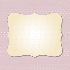 Image showing Cool template frame design for greeting card