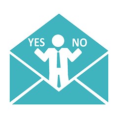 Image showing conceptual business mail