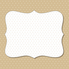 Image showing Cool template frame design for greeting card