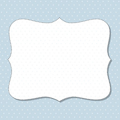 Image showing Cool template frame design for greeting card