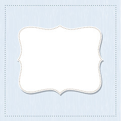 Image showing Cool template frame design for greeting card