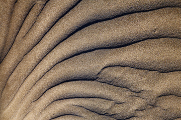 Image showing  texture abstract beach lanzarote