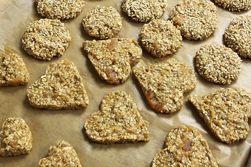 Image showing Oat biscuits