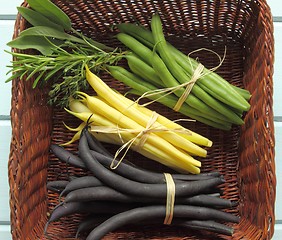 Image showing Beans in a basket.