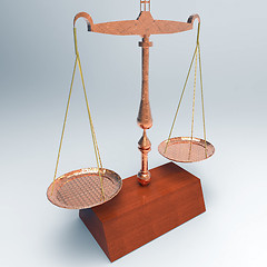 Image showing Scale of justice