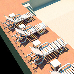 Image showing lounge chairs