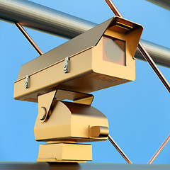 Image showing Traffic surveillance camera