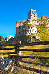 Image showing Royal castle in Olsztyn near Czestochowa in  Poland