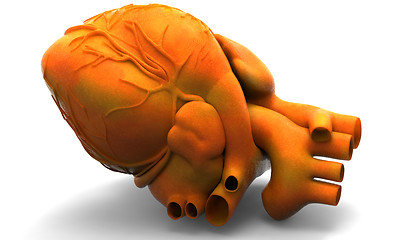 Image showing Model of artificial human heart