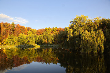 Image showing Park in autumn time