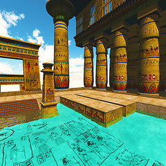 Image showing Egyptian temple