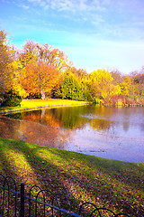 Image showing Lake in the park