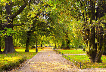 Image showing Park in spring time