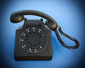 Image showing Retro telephone