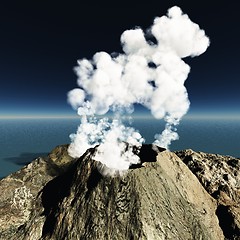 Image showing Volcanic eruption