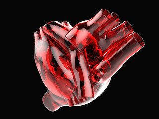 Image showing Model of artificial human heart