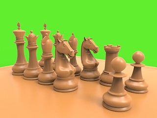 Image showing Chess piecies