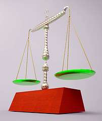 Image showing Scale of justice