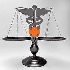 Image showing Scales of justice