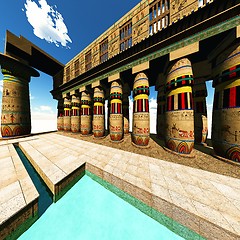 Image showing Egyptian temple