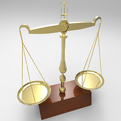 Image showing Scale of justice