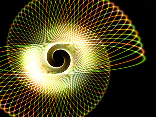 Image showing Spiral technology background