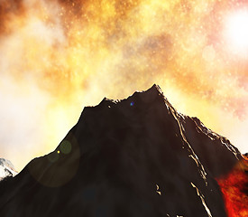 Image showing Volcanic eruption