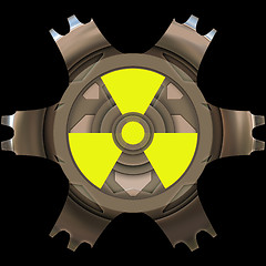 Image showing Radioactivity sign