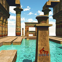 Image showing Egyptian temple