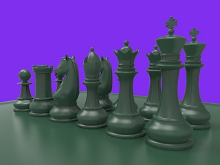 Image showing Chess piecies