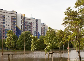 Image showing Flooded city