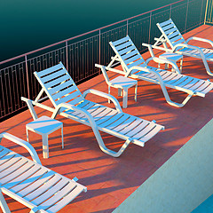 Image showing lounge chairs