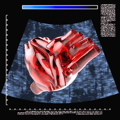 Image showing Model of artificial human heart