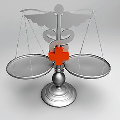 Image showing Scales of justice