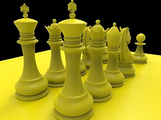 Image showing Chess piecies