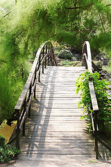 Image showing Japanese bridge