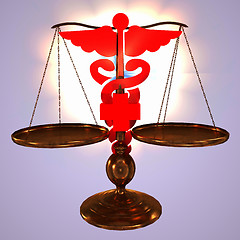 Image showing Scales of justice